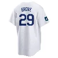 Men's Los Angeles Dodgers ＃29 Michael Grove White Replica 2024 World Tour Seoul Series Home Jersey