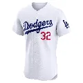 Men's Los Angeles Dodgers ＃32 Sandy Koufax White Elite Home Jersey