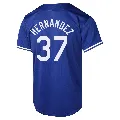 Men's Los Angeles Dodgers ＃37 Teoscar Hernandez Royal Limited Alternate Jersey