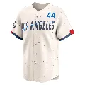 Men's Los Angeles Dodgers ＃44 Darryl Strawberry Cream Limited 2024 City Connect Jersey