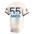 Men's Los Angeles Dodgers ＃55 Russell Martin Cream Limited 2024 City Connect World Series Champions Jersey