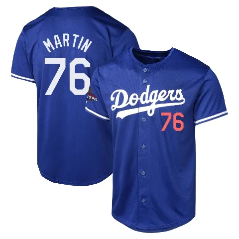 Men's Los Angeles Dodgers ＃76 J.D. Martin Royal Limited Alternate World Series Champions Jersey