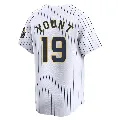Men's Milwaukee Brewers ＃19 Robin Yount White Limited Alternate Jersey