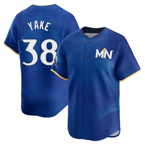 Men's Minnesota Twins ＃38 Ernie Yake Royal Limited 2024 City Connect Jersey