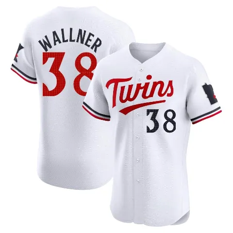 Men's Minnesota Twins ＃38 Matt Wallner White Elite Home Jersey