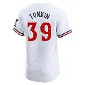 Men's Minnesota Twins ＃39 Michael Tonkin White Elite Home Jersey