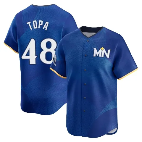Men's Minnesota Twins ＃48 Justin Topa Royal Limited 2024 City Connect Jersey