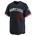 Men's Minnesota Twins ＃52 Zebby Matthews Navy Limited Alternate Jersey