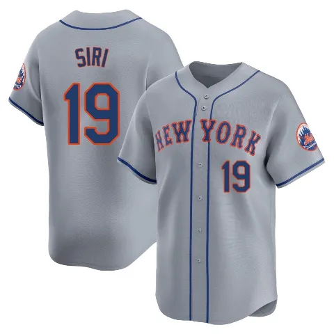 Men's New York Mets ＃19 Jose Siri Gray Limited Away Jersey