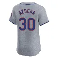 Men's New York Mets ＃30 Jose Azocar Gray Elite Road Jersey