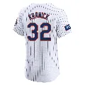 Men's New York Mets ＃32 Max Kranick White Elite Home Patch Jersey