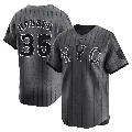 Men's New York Mets ＃35 Adrian Houser Limited Graphite 2024 City Connect Jersey
