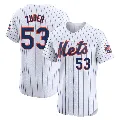 Men's New York Mets ＃53 Tyler Zuber White Elite Home Jersey