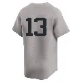 Men's New York Yankees ＃13 Alex Rodriguez Gray Limited Away 2nd Jersey