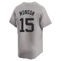 Men's New York Yankees ＃15 Thurman Munson Gray Limited Away Jersey