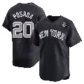 Men's New York Yankees ＃20 Jorge Posada Navy Limited Alternate 2024 World Series Jersey