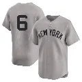 Men's New York Yankees ＃6 Joe Torre Gray Limited Away 2nd Jersey