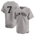 Men's New York Yankees ＃7 Mickey Mantle Gray Limited Away 2nd Jersey