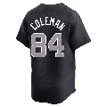 Men's New York Yankees ＃84 Carson Coleman Navy Limited Alternate Jersey