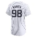 Men's New York Yankees ＃98 Will Warren White Elite Home Jersey