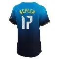 Men's Philadelphia Phillies ＃17 Max Kepler Blue Elite 2024 City Connect Jersey