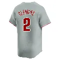 Men's Philadelphia Phillies ＃2 Kody Clemens Gray Limited Away Jersey