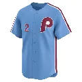 Men's Philadelphia Phillies ＃2 Kody Clemens Light Blue Limited Alternate Jersey