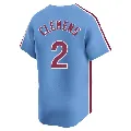 Men's Philadelphia Phillies ＃2 Kody Clemens Light Blue Limited Alternate Jersey