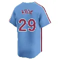 Men's Philadelphia Phillies ＃29 John Kruk Light Blue Limited Alternate Jersey
