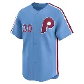 Men's Philadelphia Phillies ＃30 Dave Cash Light Blue Limited Alternate Jersey