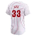 Men's Philadelphia Phillies ＃33 Edmundo Sosa White Elite Home Jersey