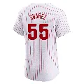 Men's Philadelphia Phillies ＃55 Ranger Suarez White Elite Home Jersey