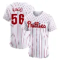 Men's Philadelphia Phillies ＃56 Alan Rangel White Elite Home Jersey