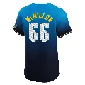 Men's Philadelphia Phillies ＃66 John McMillon Blue Elite 2024 City Connect Jersey