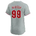 Men's Philadelphia Phillies ＃99 Taijuan Walker Gray Elite Road Jersey