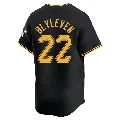 Men's Pittsburgh Pirates ＃22 Bert Blyleven Black Limited Alternate Jersey