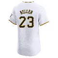 Men's Pittsburgh Pirates ＃23 Mitch Keller White Elite Home Jersey