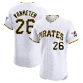 Men's Pittsburgh Pirates ＃26 Josh VanMeter White Elite Home Jersey