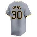 Men's Pittsburgh Pirates ＃30 Paul Skenes Gray Limited Away Jersey