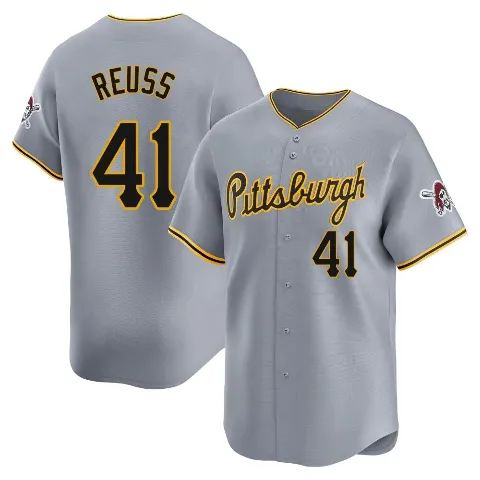 Men's Pittsburgh Pirates ＃41 Jerry Reuss Gray Limited Away Jersey