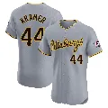 Men's Pittsburgh Pirates ＃44 Kevin Kramer Gray Elite Road Jersey
