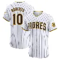 Men's San Diego Padres ＃10 Bip Roberts White Elite Home Jersey