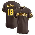 Men's San Diego Padres ＃18 Mason McCoy Brown Elite Road Vapor Premier Jersey