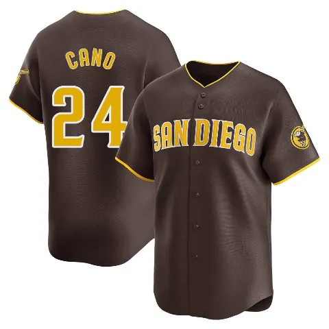 Men's San Diego Padres ＃24 Robinson Cano Brown Limited Away Jersey