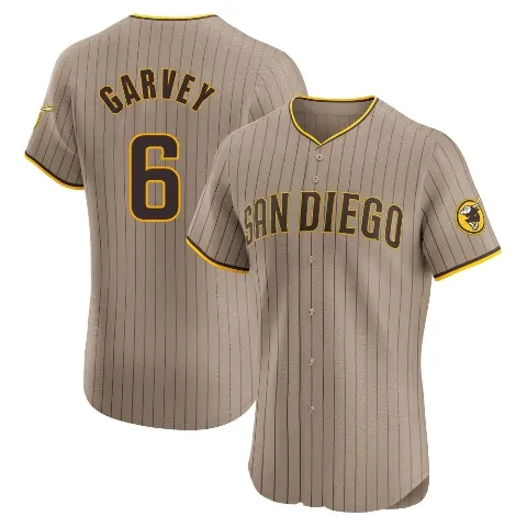 Men's San Diego Padres ＃6 Steve Garvey Brown Elite Alternate Jersey