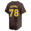 Men's San Diego Padres ＃78 Bryan Hoeing Brown Limited Away Jersey