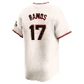 Men's San Francisco Giants ＃17 Heliot Ramos Cream Elite Home Jersey