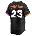 Men's San Francisco Giants ＃23 Shawon Dunston Anthracite Limited 2025 City Connect Jersey