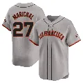 Men's San Francisco Giants ＃27 Juan Marichal Gray Limited Away Jersey
