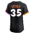 Men's San Francisco Giants ＃35 Chris Speier Anthracite Elite 2025 City Connect Jersey